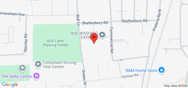 Map showing Charlies Wingz in London